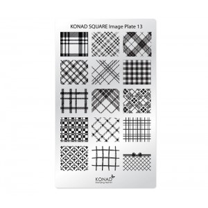 Nail Stamp Square Image Plate 13